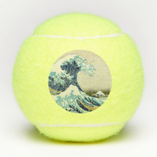 Katsushika Hokusai - The Great Wave off Kanagawa Tennis Balls