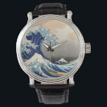 KATSUSHIKA HOKUSAI - The great wave off Kanagawa Watch<br><div class="desc">KATSUSHIKA HOKUSAI - The great wave off Kanagawa  1829.
Colour woodblock; reproduction</div>