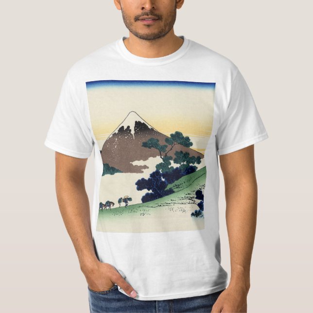 Katsushika Hokusai.  The Inume Pass in Kai Provinc T-Shirt (Front)