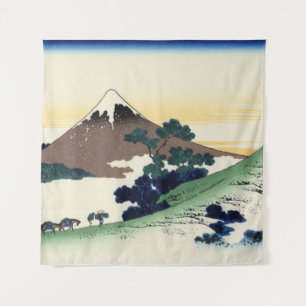 Katsushika Hokusai.  The Inume Pass in Kai Provinc Tapestry