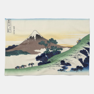 Katsushika Hokusai. The Inume Pass in Kai Provinc Tea Towel