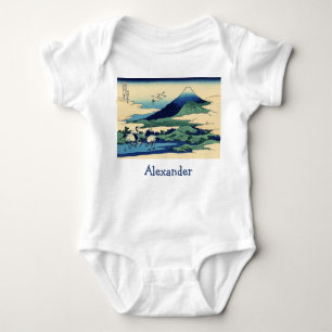 Katsushika Hokusai - Umegawa in Sagami province Baby Bodysuit