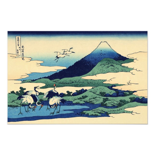 Katsushika Hokusai - Umegawa in Sagami province Photo Print (Front)