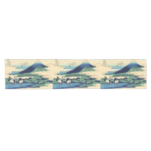Katsushika Hokusai - Umegawa in Sagami province Short Table Runner