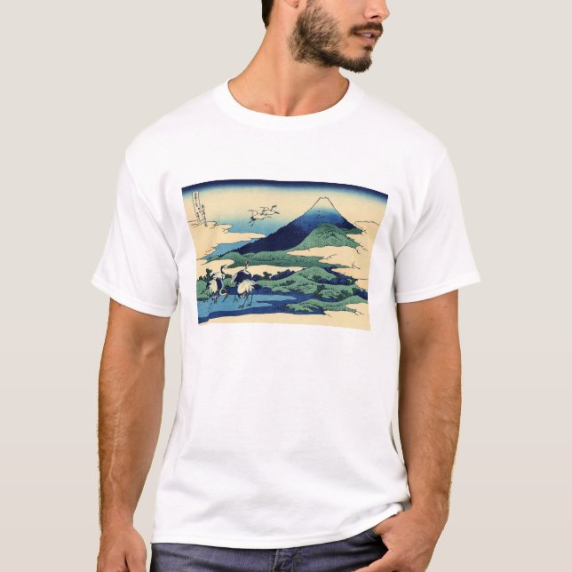 Katsushika Hokusai - Umegawa in Sagami province T-Shirt (Front)