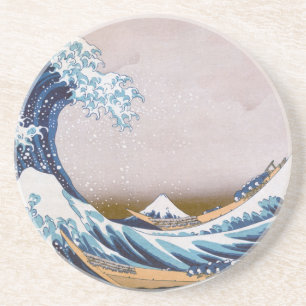 Katsushika Hokusai's Great Wave off Kanagawa Japan Coaster