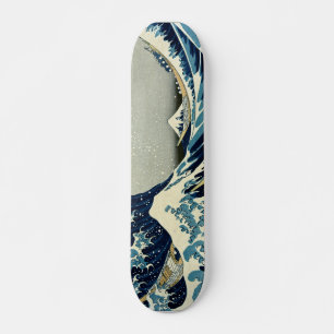 Katsushika Hokusai's Great Wave off Kanagawa Skateboard