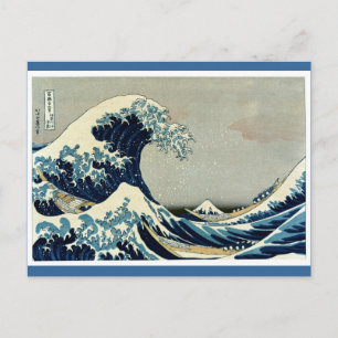 Katsushika Hokusai's The Great Wave off Kanagawa Postcard