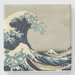 Katsushika Hokusai's The Great Wave off Kanagawa Stone Coaster