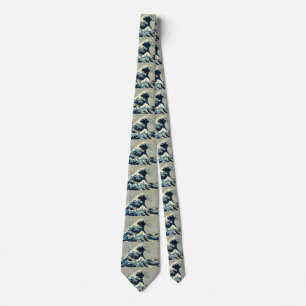 Katsushika Hokusai's The Great Wave off Kanagawa Tie