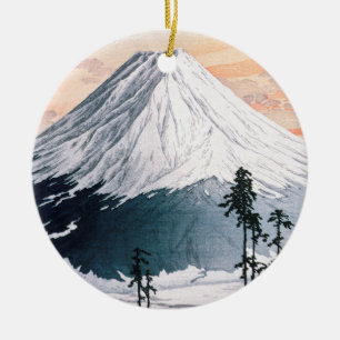 Katsuyama Neighbourhood by Hiroaki Takahashi Ceramic Tree Decoration