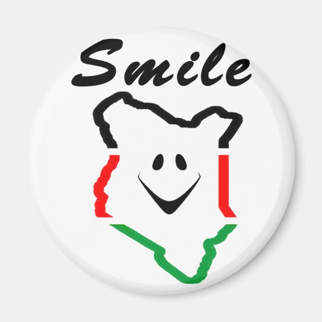 KattCraft: Kenyan Smile Magnet (Front)