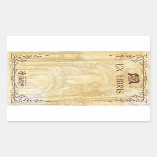 Katverse Bookplates Rectangular Sticker