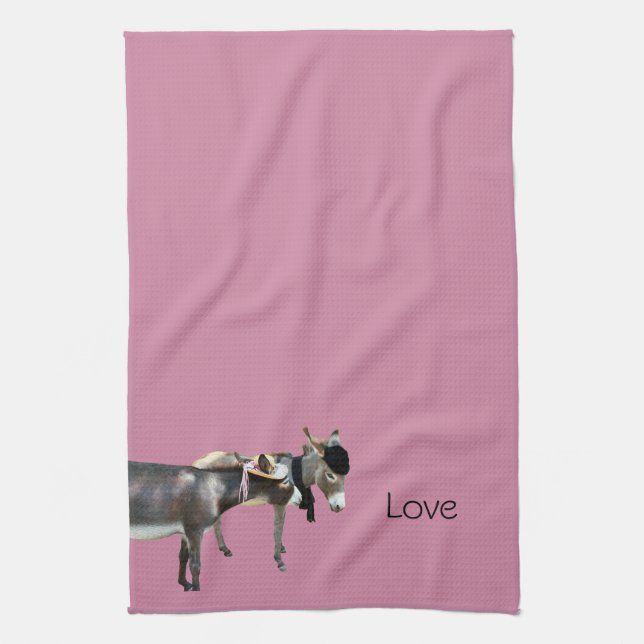 Katy & Stuart Tea Towel (Vertical)