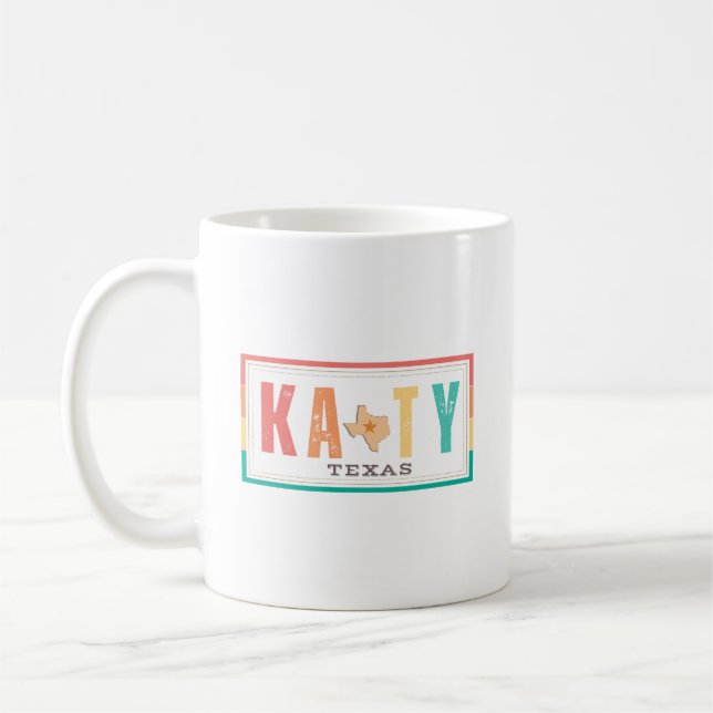 Katy Texas hometown Coffee Mug (Left)