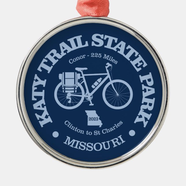 Katy Trail (Conor) Metal Tree Decoration (Front)