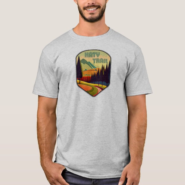 Katy Trail Missouri Colours T-Shirt (Front)