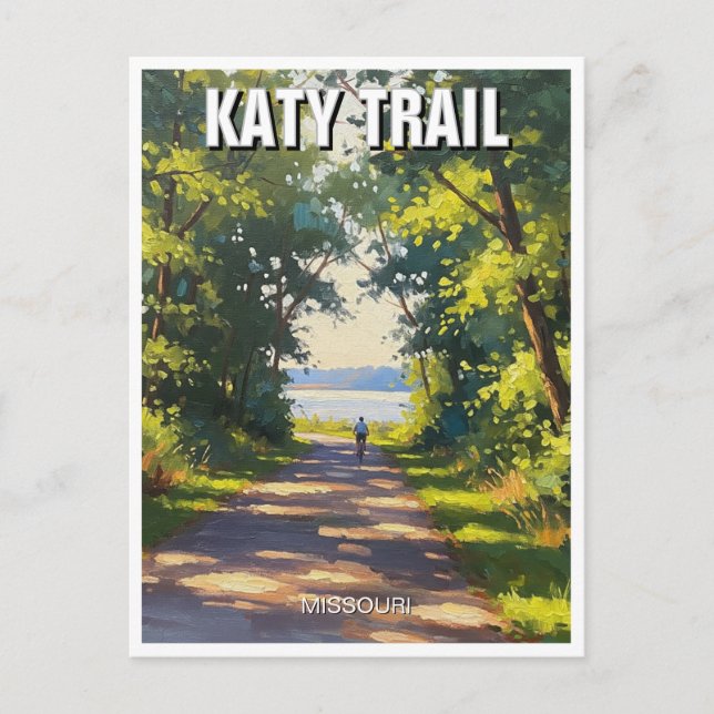 Katy Trail Missouri Travel Postcard (Front)