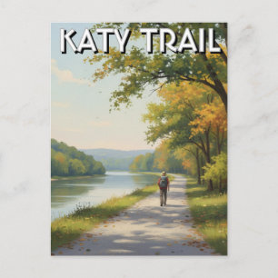 Katy Trail Missouri Travel Postcard