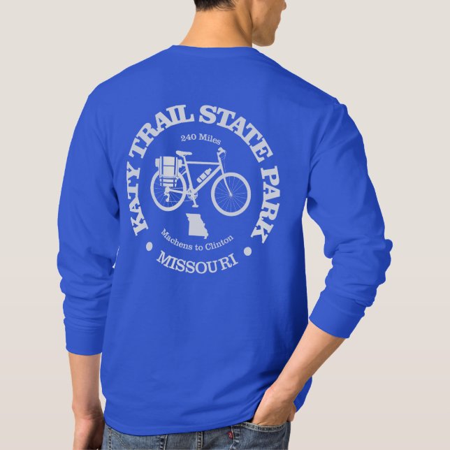 Katy Trail State Park (cycling) T-Shirt (Back)