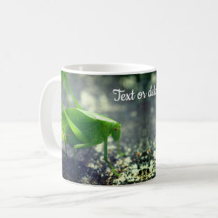 Katydid Grasshopper Personalised Coffee Mug