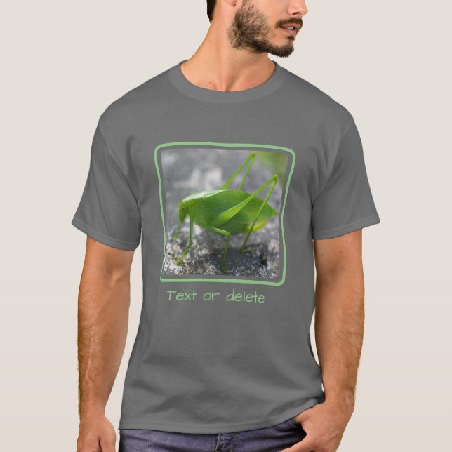 Katydid Grasshopper Personalised T-Shirt (Front)