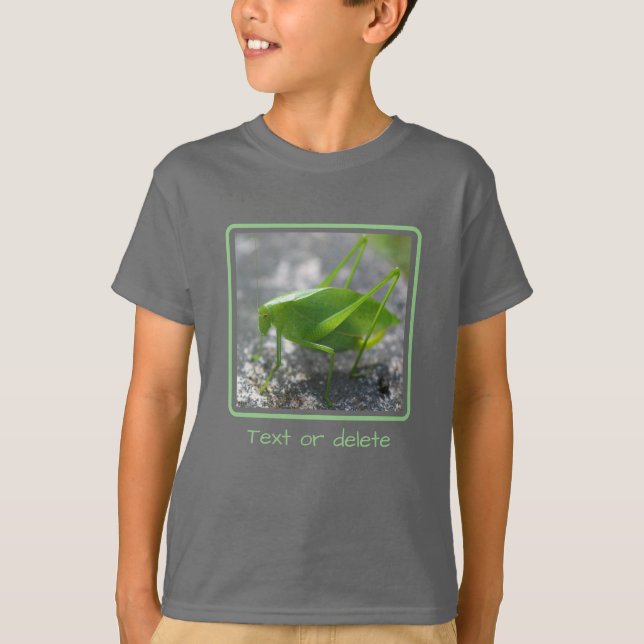 Katydid Grasshopper Personalised  T-Shirt (Front)