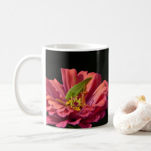 Katydid on Zinnia Coffee Mug