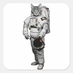 Katze Astronaut Sticker