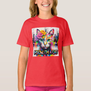 Katze bunt T-Shirt