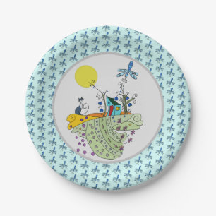 Katzenhaus Pappteller Paper Plate