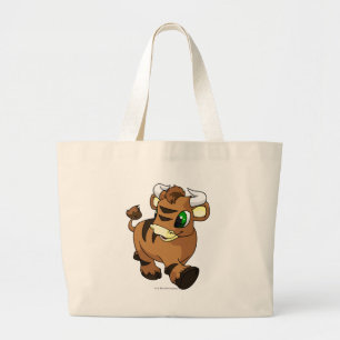 Kau Brown Large Tote Bag
