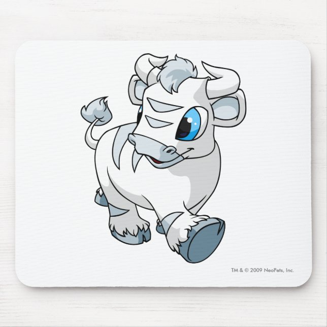 Kau White Mouse Pad (Front)