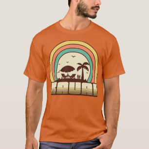 Kauai Beach Retro Sunset Style T-Shirt