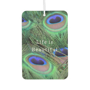 Kauai Bird Peacock Feathers (photo taken by me) Car Air Freshener