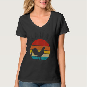 Kauai Chicken Hawaii Vintage Hawaiian Islands Souv T-Shirt