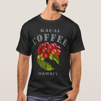 Kauai Coffee Hawaii Famous Island Modern Hawaiian  T-Shirt