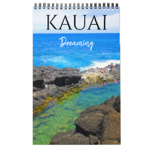 kauai dreaming 2026 large calendar