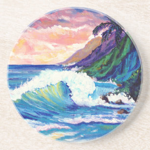 Kauai Fantasy Seascape Coaster