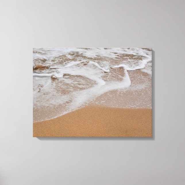 Kauai Hawaii Beach Canvas Print (Front)