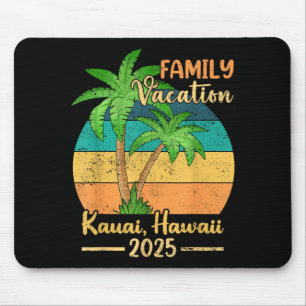 Kauai Hawaii Beach Family Vacation 2025 Summer Mouse Pad