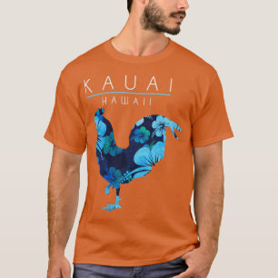 Kauai Hawaii Flower Hibiscus Chicken Lover Souveni T-Shirt