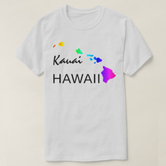 KAUAI - HAWAII ISLANDS NEON RAINBOW T-Shirt