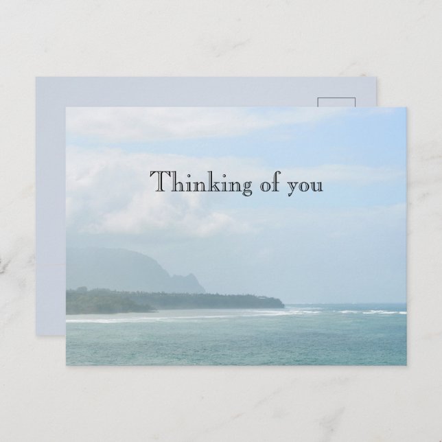 Kauai Hawaii Kilauea Ocean Red Tailed Tropicbird  Postcard (Front/Back)