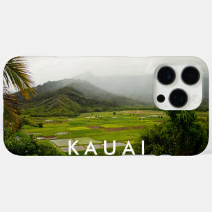 Kauai, Hawaii Landscape Fields Scene w/ text iPhone 16 Pro Max Case