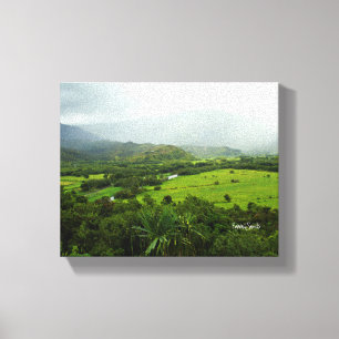 Kauai, Hawaii Landscape Scene Canvas Print