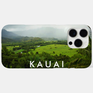 Kauai, Hawaii Landscape Scene w/ text iPhone 16 Pro Max Case