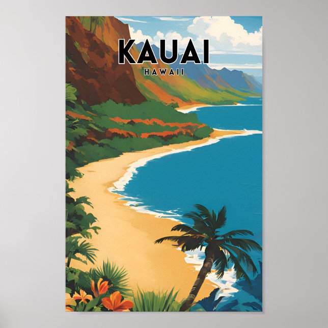 Kauai Hawaii Poster (Front)