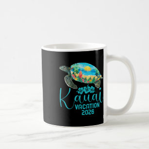 Kauai Hawaii Trip 2026 Sea Turtle Summer Vacation  Coffee Mug