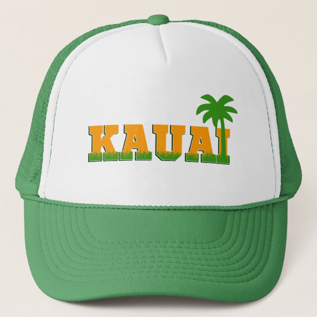 kauai hawaii trucker hat (Front)